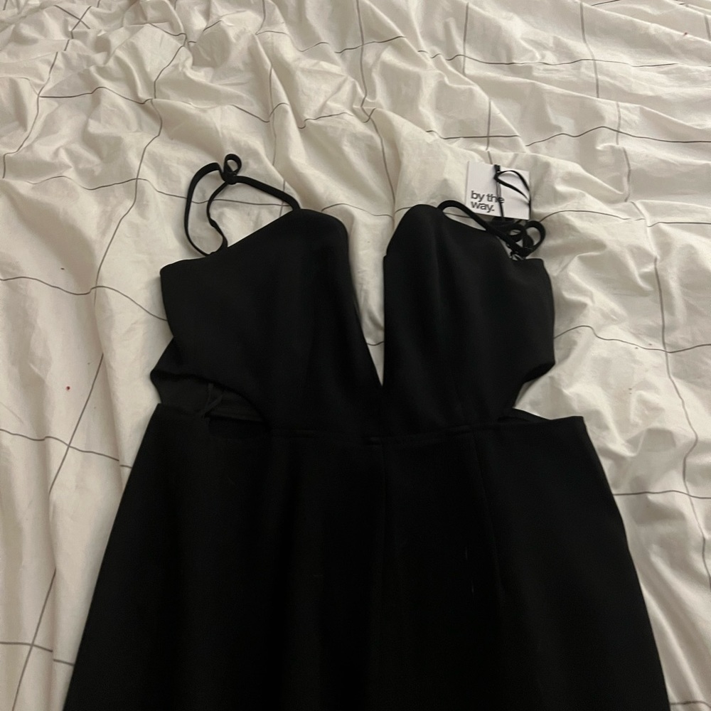 By the way jumpsuit xs black